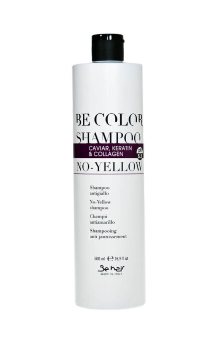 BE HAIR BE COLOR NO YELLOW Szampon niwelujący żółte odcienie 500ml