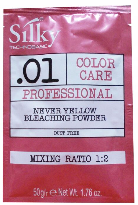 Silky NEVER YELLOW BLEACHING ROZJAŚNIACZ  Mocny 9 Ton 50 gr