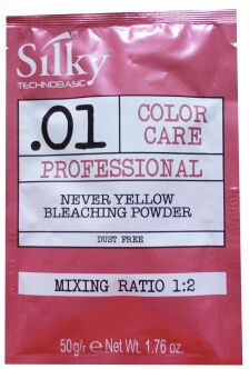 Silky NEVER YELLOW BLEACHING ROZJAŚNIACZ  Mocny 9 Ton 50 gr