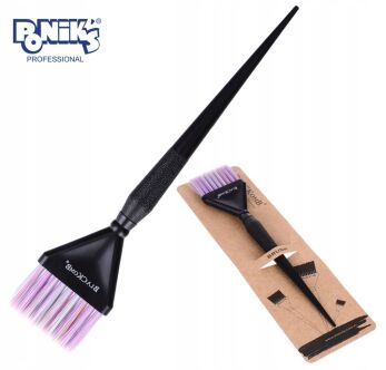 PONIKS Pędzelek do farbowania wielokolorowy wąski 4.5cm