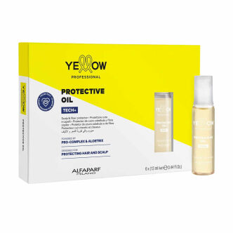 Yellow Protective Oil zestaw ampułka Olejek chroniący włosy podczas farbowania 6x13ml