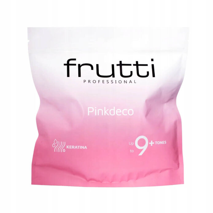 FRUTTI Pinkdeco Rozjaśniacz 9 tonów z keratyną 500g