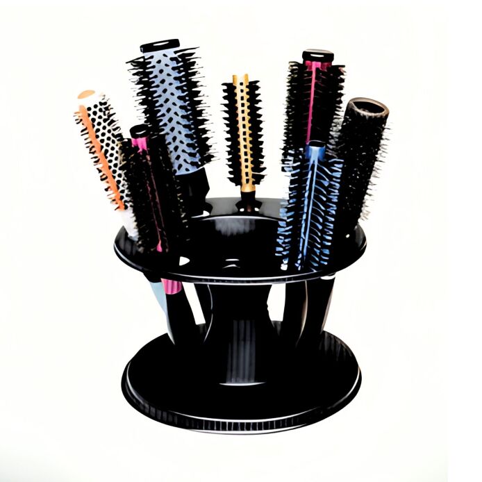 ARTE TOOLS – Stojak na szczotki i narzędzia fryzjerskie (8 otworów)
