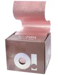 O! TOOLS Folia aluminiowa ryflowana w rolce ROSE GOLD 100m - 2