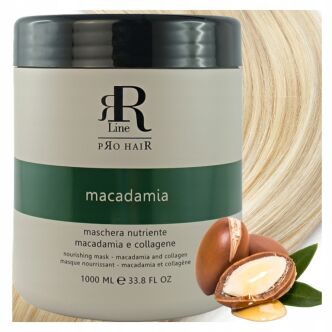 RR Line Macadamia Star maska do włosów 1000 ml odżywcza nawilżająca